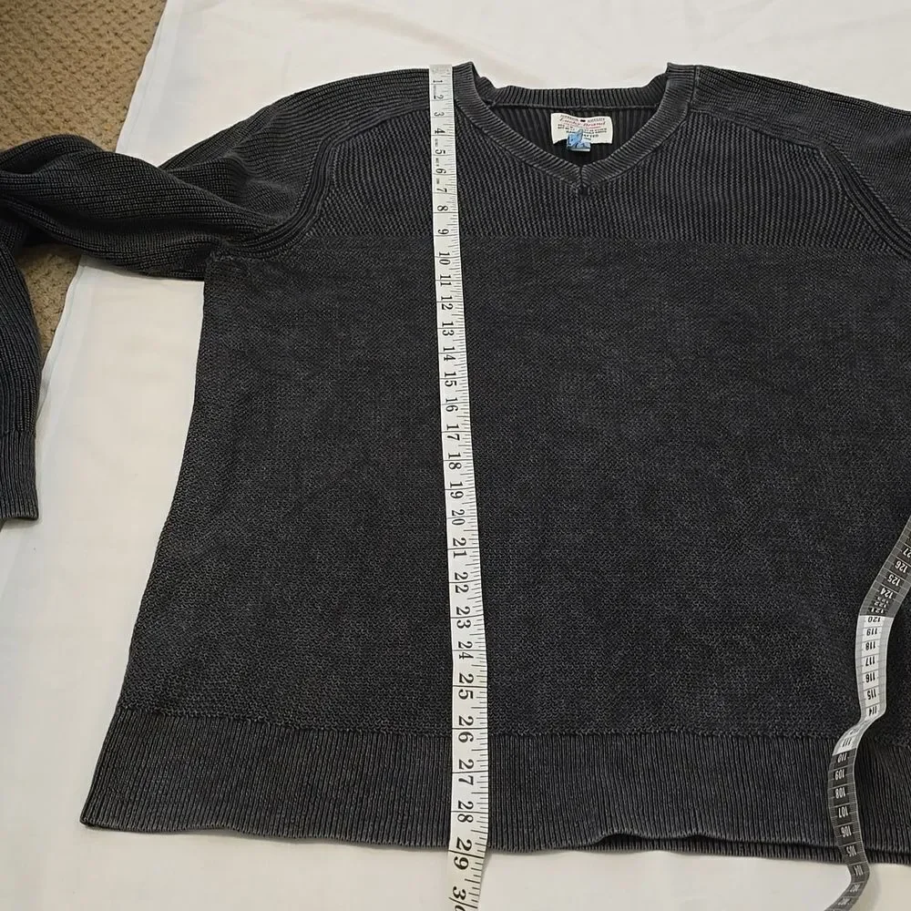 Lucky brand men's knit vneck sweater xxl